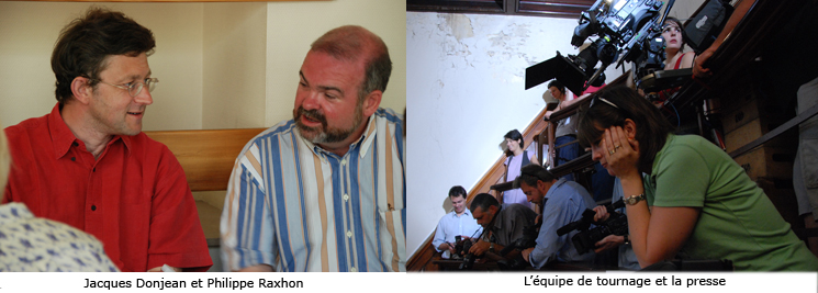 Fragonard Presse tournage